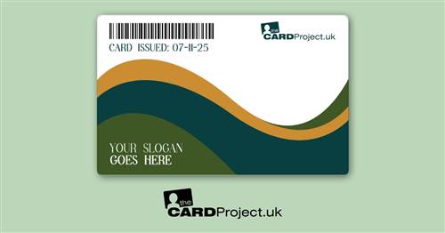 Secondary School Student ID Card - Green Wave (REAR)
